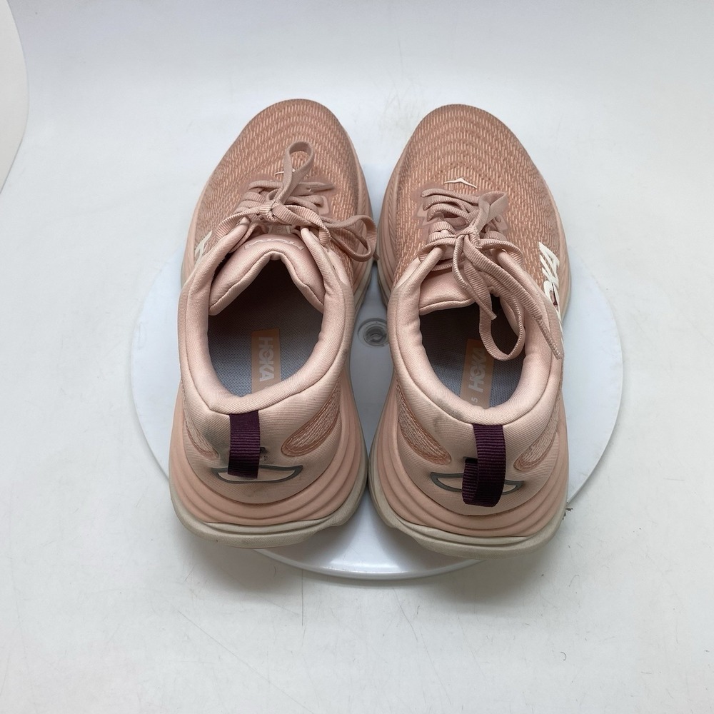 Hoka One One Sneakers Womens 9 B Gaviota 5 1134235 RLTT Pink Cream Running Shoes - Picture 5 of 10